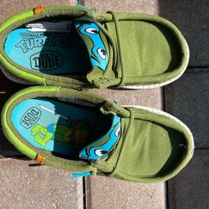 Hey Dude Kids Green Ninja Sneakers